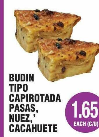 Carnicerias Jimenez Budin Tipo Capirotada Pasas, Nuez, Cacahuete offer