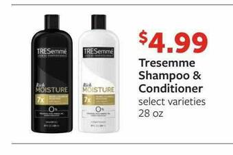Fareway Tresemme Shampoo & Conditioner offer