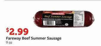 Fareway Fareway Beef Summer Sausage offer