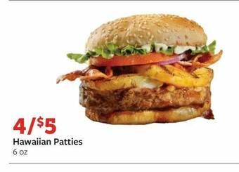 Fareway Hawaiian Patties offer