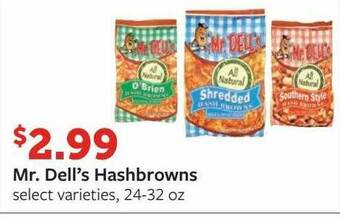 Fareway Mr. Dell's Hashbrowns offer
