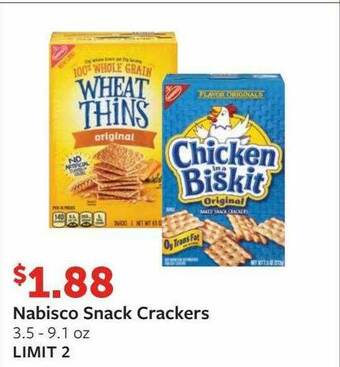 Fareway Nabisco Snack Crackers offer