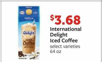 Fareway International Delight Iced Coffee offer