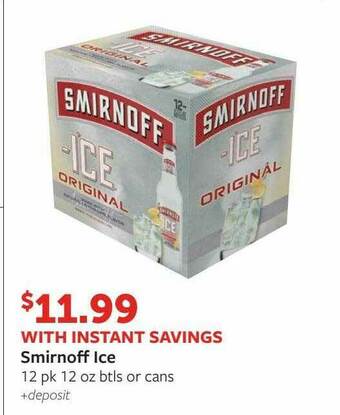 Fareway Smirnoff Ice offer