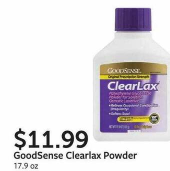 Fareway GoodSense Clearlax Powder offer