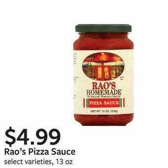 Fareway Rao's Pizza Sauce offer