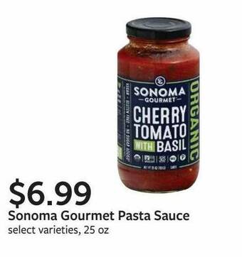 Fareway Sonoma Gourmet Pasta Sauce offer