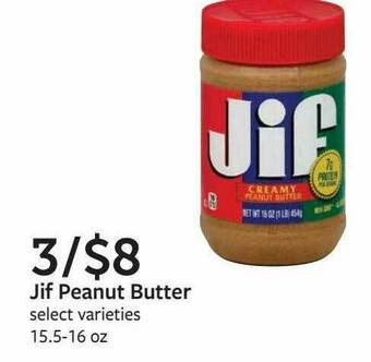 Fareway Jif Peanut Butter offer