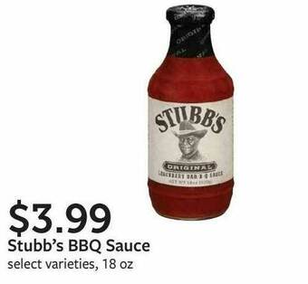 Fareway Stubb's BBQ Sauce offer
