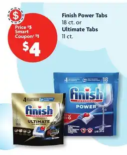 Family Dollar Finish Power Tabs 18 ct. or Ultimate Tabs 11 ct offer