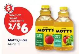 Family Dollar Mott's Juices offer