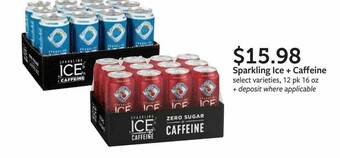 Fareway Sparkling Ice + Caffeine offer