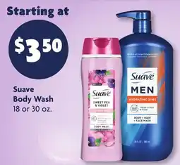 Family Dollar Suave Body Wash offer