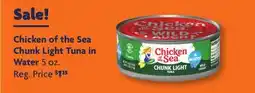 Family Dollar Chicken of the Sea Chunk Light Tuna in Water offer
