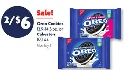Family Dollar Oreo Cookies 13.9‑14.3 oz. or Cakesters 10.1 oz offer