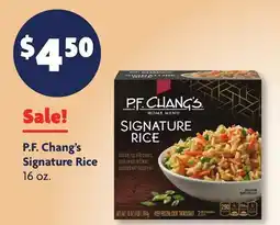 Family Dollar P.F. Chang's Signature Rice offer