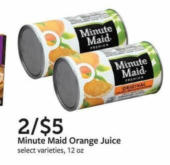 Fareway Minute Maid Orange Juice offer