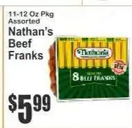 Key Food Nathan's Beef Franks offer