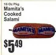 Key Food Mamita's Cooked Salami offer