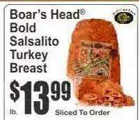Key Food Boar's Head Bold Salsalito Turkey Breast offer