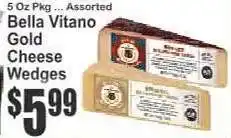Key Food Bella Vitano Gold Cheese Wedges offer
