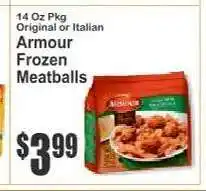 Key Food Armour Frozen Meatballs offer