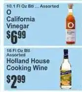 Key Food Holland House Cooking Wine offer