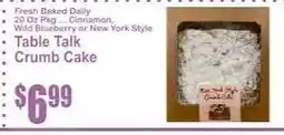 Key Food Table Talk Crumb Cake offer