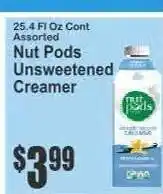 Key Food Nut Pods Unsweetened Creamer offer