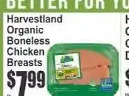 Key Food Harvestland Organic Boneless Chicken Breasts offer