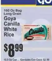 Key Food Goya Canilla White Rice offer
