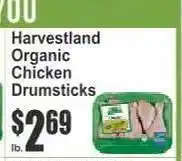Key Food Harvestland Organic Chicken Drumsticks offer