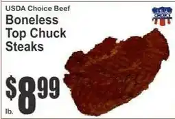 Key Food Boneless Top Chuck Steaks offer