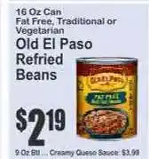 Key Food Old El Paso Refried Beans offer