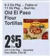 Key Food Old El Paso Flour Tortillas offer