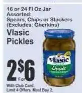 Key Food Vlasic Pickles offer