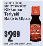Key Food Kikkoman Teriyaki Base & Glaze offer