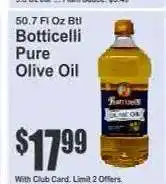 Key Food Botticelli Pure Olive Oil offer