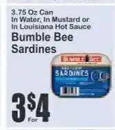 Key Food Bumble Bee Sardines offer