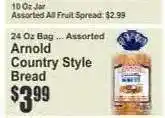 Key Food Arnold Country Style Bread offer