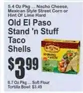 Key Food Old El Paso Stand 'n Stuff Taco Shells offer