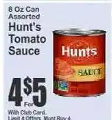 Key Food Hunt's Tomato Sauce offer
