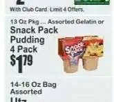 Key Food Snack Pack Pudding 4 Pack offer