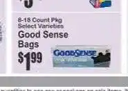 Key Food Good Sense Bags offer
