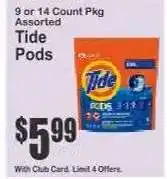 Key Food Tide Pods offer