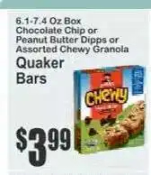 Key Food Quaker Bars offer