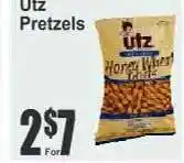 Key Food Utz Pretzels offer