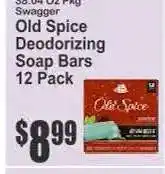 Key Food Old Spice Deodorizing Soap Bars 12 Pack offer
