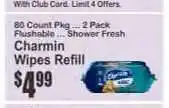 Key Food Charmin Wipes Refill offer