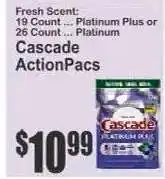 Key Food Cascade Actionpacs offer